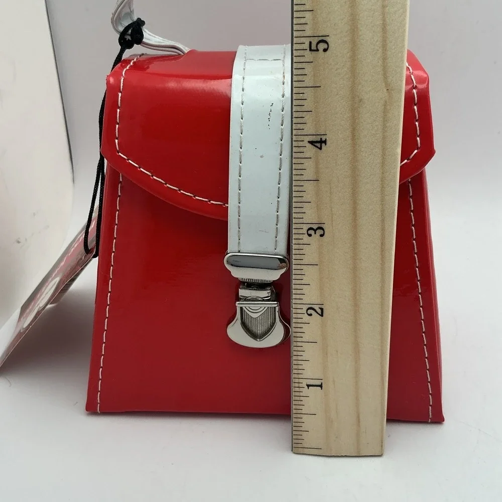 Miniature Faux Leather Jewelry Bag, Rite Aid, New with Tag‎